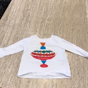 Burberry Baby Girls Ornament Long Sleeve Tee